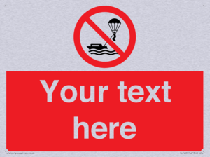 Custom No parasailing